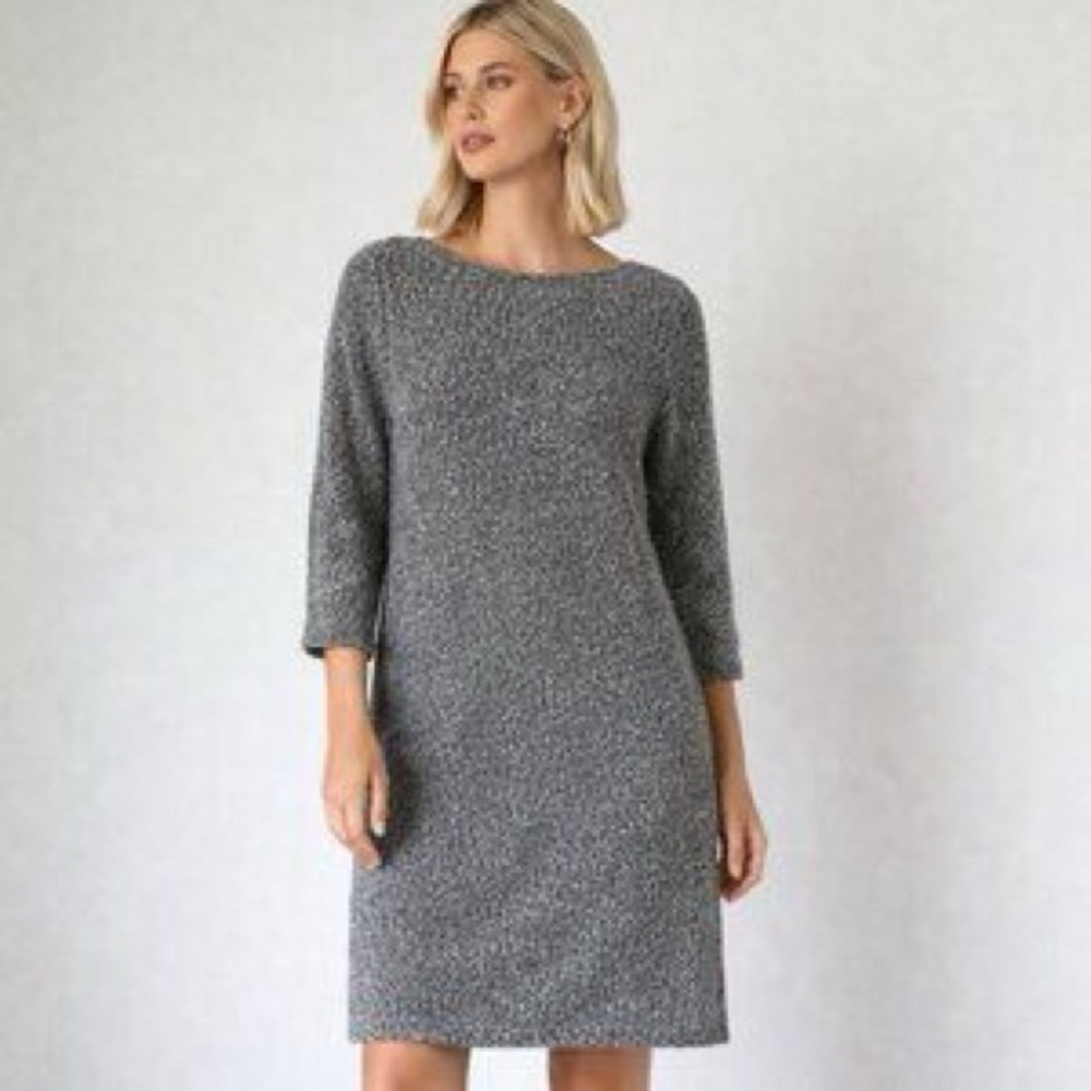 COS grey 3/4 sleeves Dress